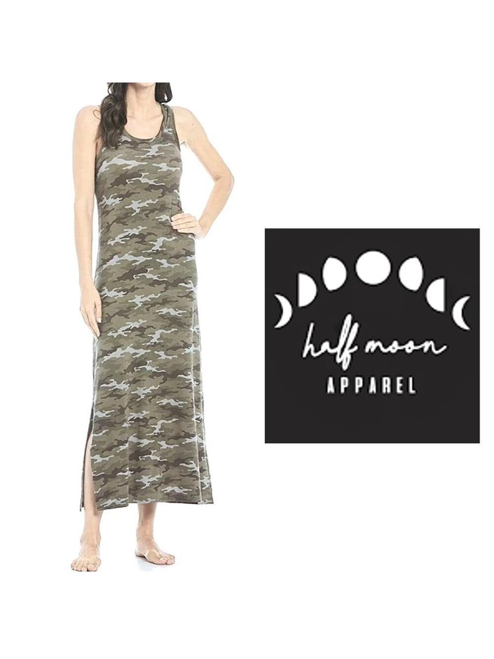 NWT Half Moon Camoflauge Lounge Dress - Size Small